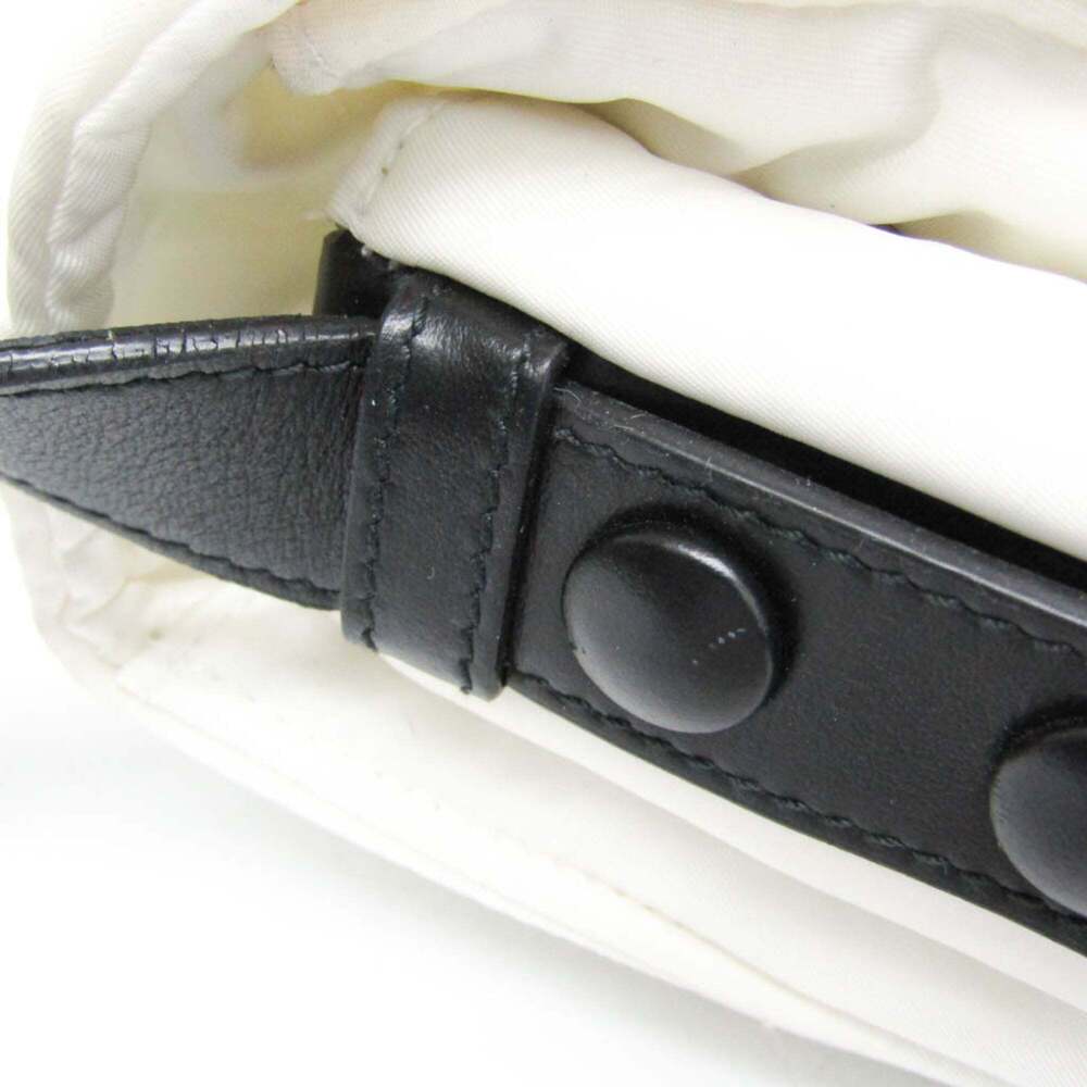 PRADA Black Leather Messenger Shoulder Bag - Picture 5 of 16